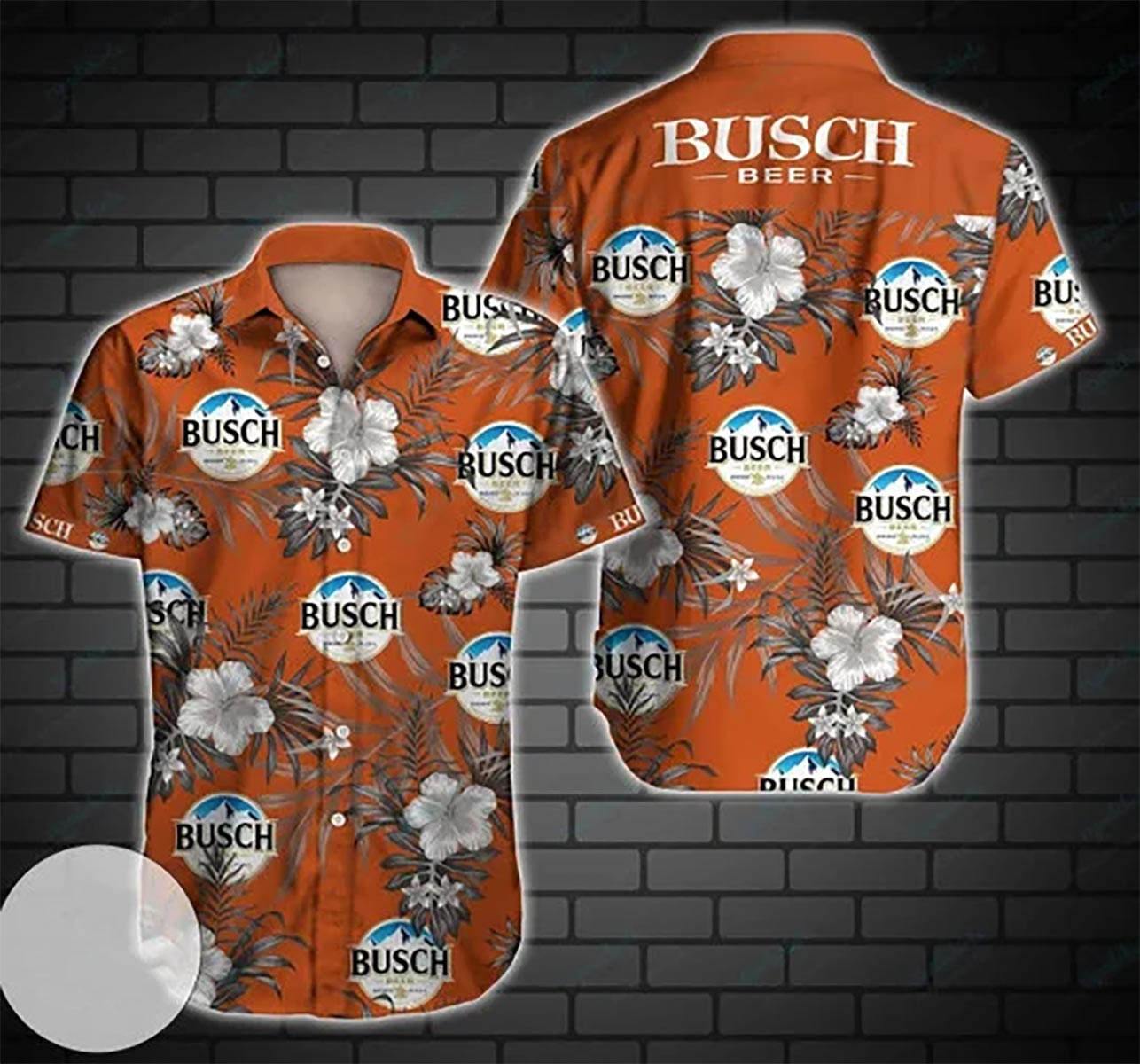 Busch Light Beer Hawaii Graphic Hawaii Casual Shirt Ha32427