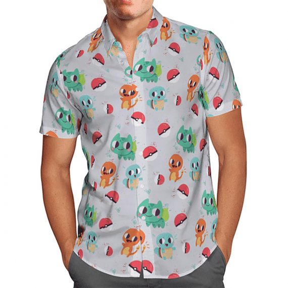 Charmander Pokemon Hawaii Graphic Hawaii Casual Shirt 1 Ha9030