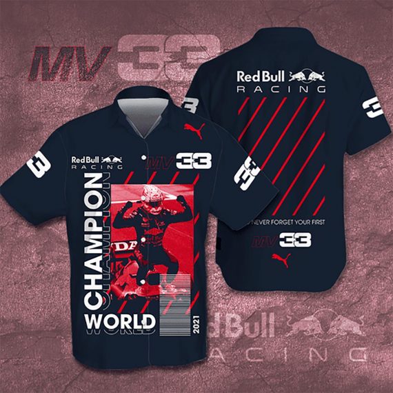 Red Bull Racing Champion 2021 Hawaii Graphic Hawaii Casual Shirt Ha40397