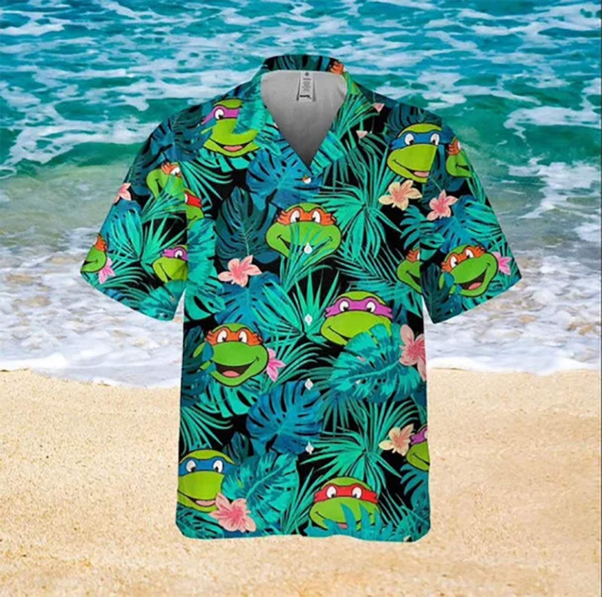 Teenage Mutant Ninja Turtles Hawaii Graphic Hawaii Casual Shirt Ha104931